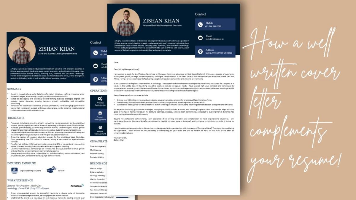 How a Well-Written Cover Letter Complements Your Resume for Europe