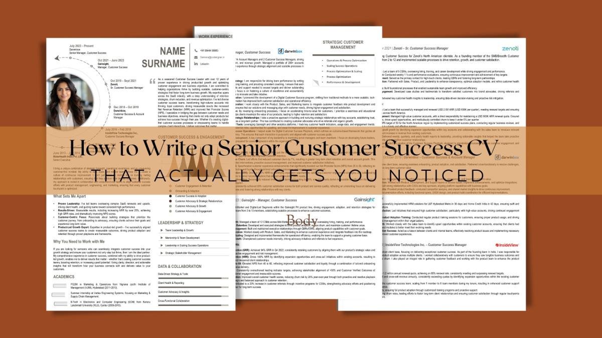 Customer Success CV